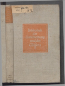 Bibliothek der Unterhaltung und des Wissens 1937, Bd. 10