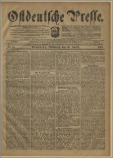 Ostdeutsche Presse. J. 25, № 83 (10 kwietnia 1901)