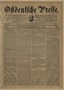 Ostdeutsche Presse. J. 25, № 86 (13 kwietnia 1901)