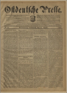 Ostdeutsche Presse. J. 25, № 89 (17 kwietnia 1901)