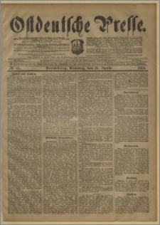 Ostdeutsche Presse. J. 25, № 93 (21 kwietnia 1901)