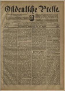 Ostdeutsche Presse. J. 25, № 95 (24 kwietnia 1901)