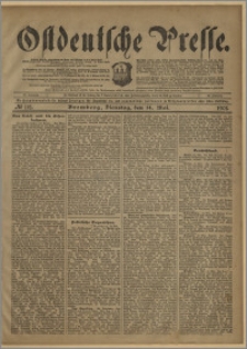 Ostdeutsche Presse. J. 25, № 112 (14 maja 1901)