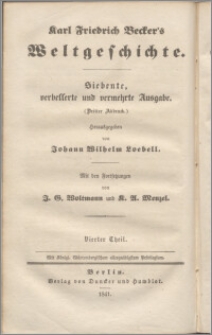 Karl Friedrich Becker's Geschichte des Mittelalters. T. 1