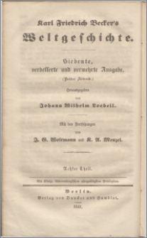 Karl Friedrich Becker's Geschichte der neueren Zeit. T. 2