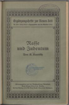 Rasse und Judentum