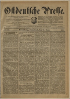 Ostdeutsche Presse. J. 25, № 138 (15 czerwca 1901)