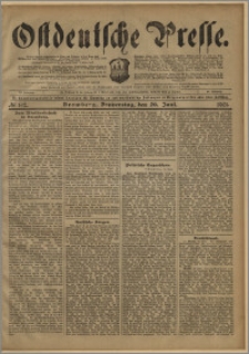 Ostdeutsche Presse. J. 25, № 142 (20 czerwca 1901)