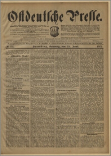 Ostdeutsche Presse. J. 25, № 145 (23 czerwca 1901)