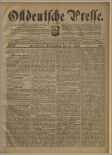 Ostdeutsche Presse. J. 25, № 148 (27 czerwca 1901)