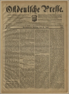 Ostdeutsche Presse. J. 25, № 167 (19 lipca 1901)