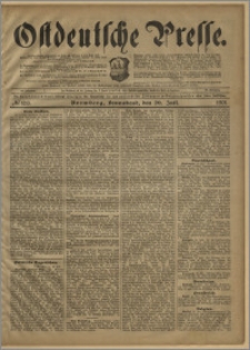 Ostdeutsche Presse. J. 25, № 168 (20 lipca 1901)