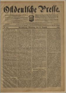 Ostdeutsche Presse. J. 25, № 188 (13 sierpnia 1901)