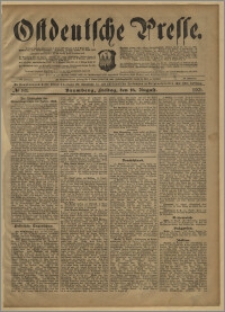 Ostdeutsche Presse. J. 25, № 191 (16 sierpnia 1901)