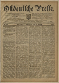 Ostdeutsche Presse. J. 25, № 195 (21 sierpnia 1901)