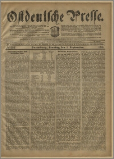 Ostdeutsche Presse. J. 25, № 205 (1 września 1901)