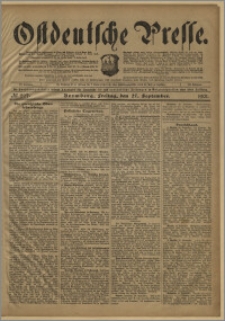 Ostdeutsche Presse. J. 25, № 227 (27 września 1901)