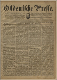 Ostdeutsche Presse. J. 25, № 233 (4 października 1901)