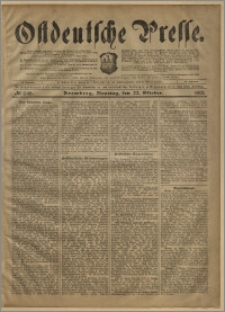 Ostdeutsche Presse. J. 25, № 248 (22 października 1901)