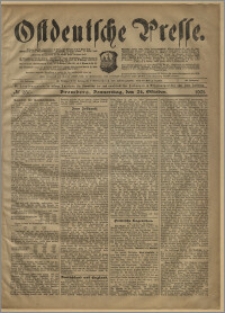 Ostdeutsche Presse. J. 25, № 250 (24 października 1901)