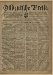 Ostdeutsche Presse. J. 25, № 268 (14 listopada 1901)