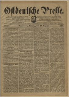 Ostdeutsche Presse. J. 25, № 304 (29 grudnia 1901)