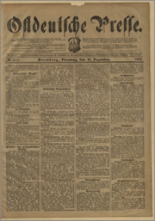 Ostdeutsche Presse. J. 25, № 305 (31 grudnia 1901)