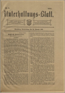 Unterhaltungs-Blatt. Nr. 5 (31 stycznia 1901) / redaktor odpowiedzialny H. Singer