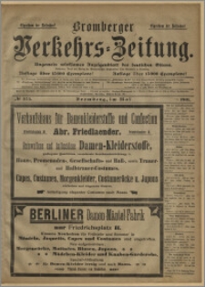 Bromberger Verkehrs-Zeitung : Ungemein wirksames Anzeigenblatt des deutschen Ostens. № 375 (maj 1901)