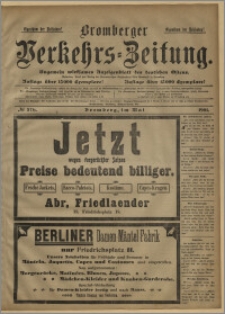 Bromberger Verkehrs-Zeitung : Ungemein wirksames Anzeigenblatt des deutschen Ostens. № 376 (maj 1901)