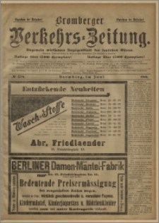 Bromberger Verkehrs-Zeitung : Ungemein wirksames Anzeigenblatt des deutschen Ostens. № 379 (czerwiec 1901)