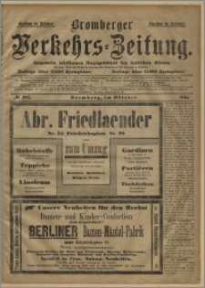 Bromberger Verkehrs-Zeitung : Ungemein wirksames Anzeigenblatt des deutschen Ostens. № 397 (październik 1901)