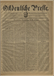 Ostdeutsche Presse. J. 26, № 43 (20 lutego 1902)