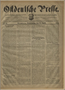 Ostdeutsche Presse. J. 26, № 95 (24 kwietnia 1902)