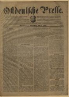 Ostdeutsche Presse. J. 26, № 151 (1 lipca 1902)