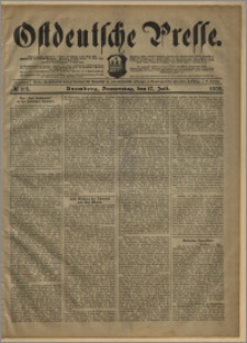 Ostdeutsche Presse. J. 26, № 165 (17 lipca 1902)