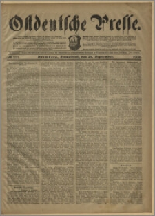 Ostdeutsche Presse. J. 26, № 221 (20 września 1902)