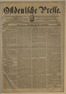 Ostdeutsche Presse. J. 26, № 229 (30 września 1902)