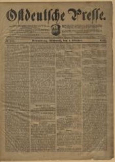 Ostdeutsche Presse. J. 26, № 230 (1 października 1902)