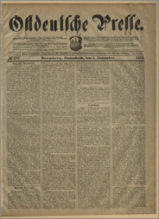 Ostdeutsche Presse. J. 26, № 257 (1 listopada 1902)