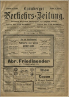 Bromberger Verkehrs-Zeitung : Ungemein wirksames Anzeigenblatt des deutschen Ostens. № 418 (marzec 1902)