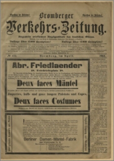 Bromberger Verkehrs-Zeitung : Ungemein wirksames Anzeigenblatt des deutschen Ostens. № 422 (kwiecień 1902)