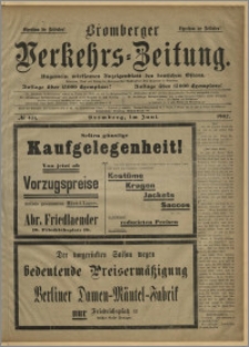 Bromberger Verkehrs-Zeitung : Ungemein wirksames Anzeigenblatt des deutschen Ostens. № 431 (czerwiec 1902)