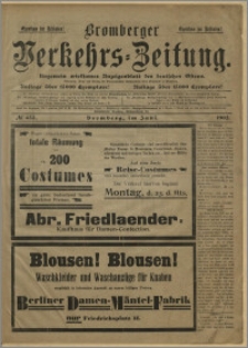 Bromberger Verkehrs-Zeitung : Ungemein wirksames Anzeigenblatt des deutschen Ostens. № 435 (czerwiec 1902)