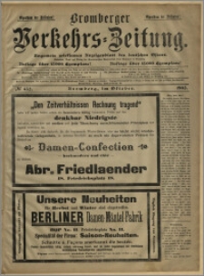 Bromberger Verkehrs-Zeitung : Ungemein wirksames Anzeigenblatt des deutschen Ostens. № 452 (październik 1902)