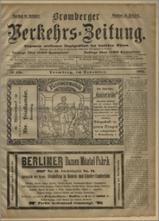 Bromberger Verkehrs-Zeitung : Ungemein wirksames Anzeigenblatt des deutschen Ostens. № 456 (listopad 1902)