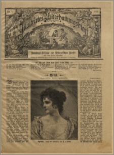 Illustrirtes Unterhaltungs Blatt : Sonntags-Beilage zur Ostdeutschen Presse und deren Sonder-Ausgaben. Nr. 9 [(marzec 1902)] / redaktor odpowiedzialny Aug. Krebs