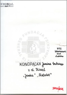 Konopacka Janina Sabina