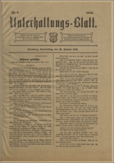 Unterhaltungs-Blatt. Nr. 5 (30 stycznia 1902) / redaktor odpowiedzialny H. Singer