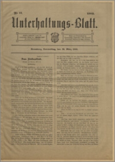 Unterhaltungs-Blatt. Nr. 12 (20 marca 1902) / redaktor odpowiedzialny H. Singer